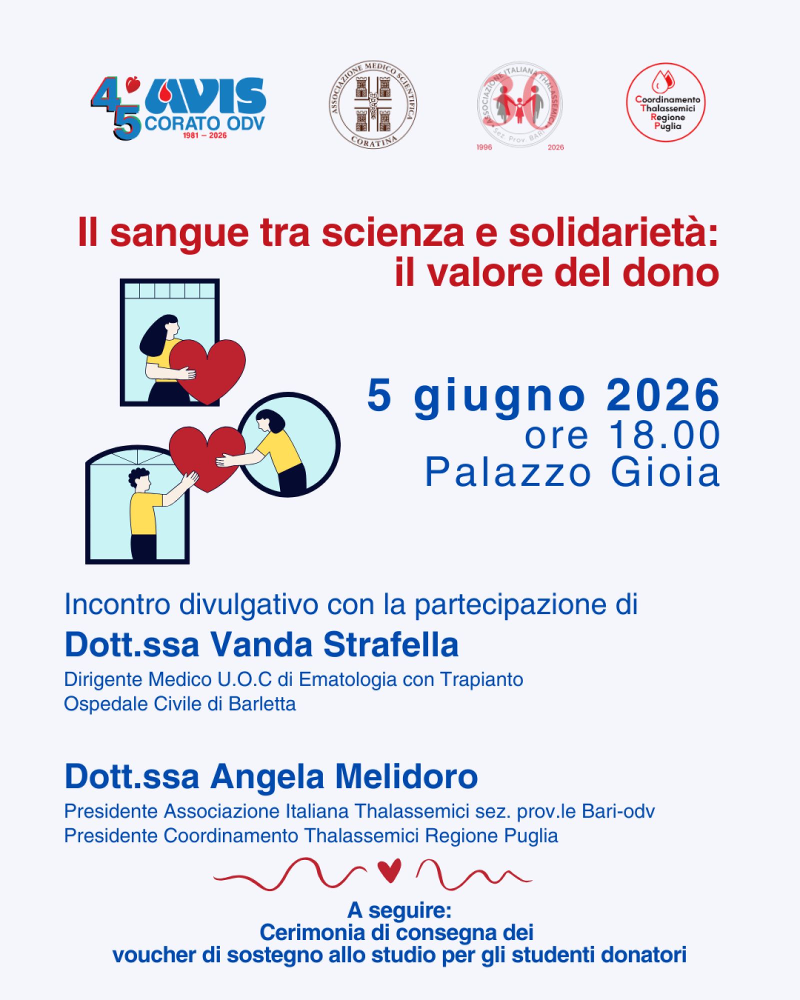 Convegno " Il sangue tra scienza e solidarietà: il valore del dono"