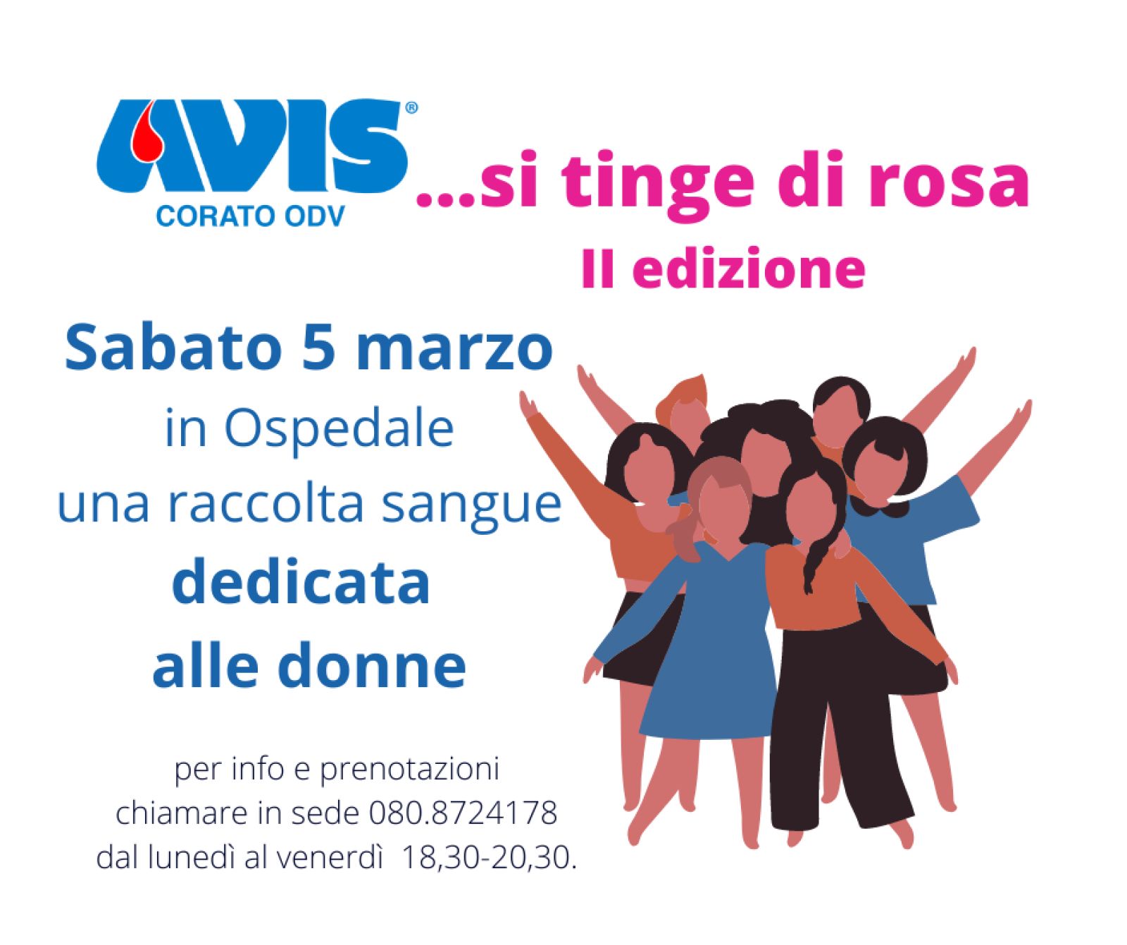 DONAZIONE DEDICATA ALLE DONNE - 05.03.2022