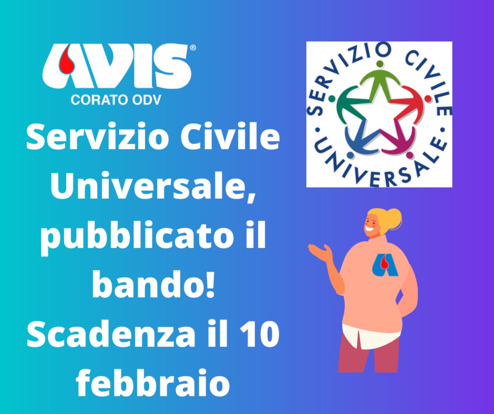 Servizio Civile Universale, pubblicato il bando!