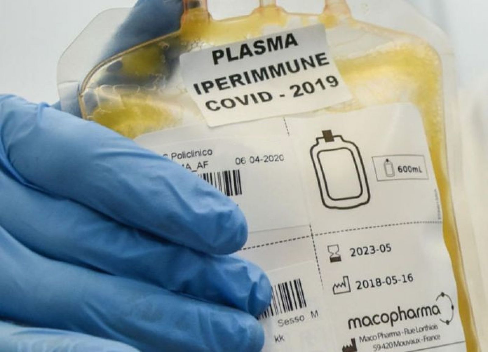 DONA IL PLASMA IPERIMMUNE!