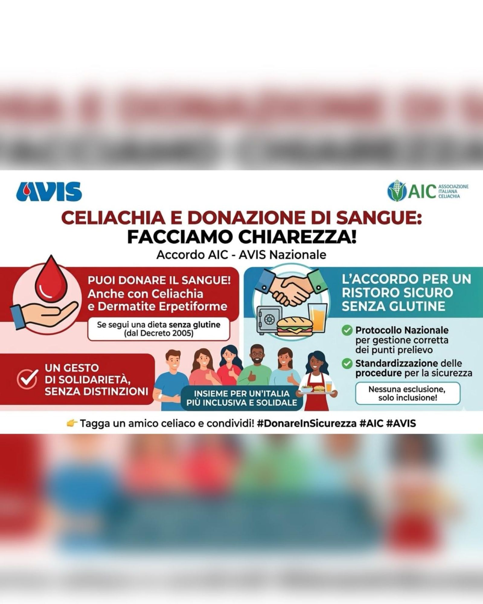 Celiachia e Donazione di Sangue